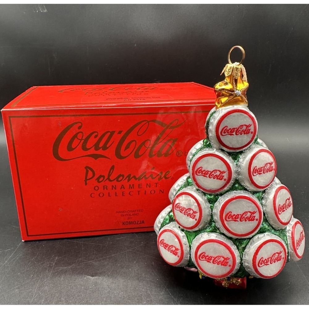 KURT ADLER POLONAISE COCA-COLA CHRISTMAS TREE‎ ORNAMENT AP 2375 5.5"